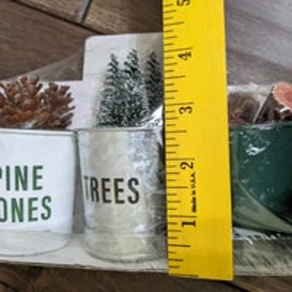 3 pc set lot Target Playground Winter Seasonal DECOR PROP Buckets 2022 doll